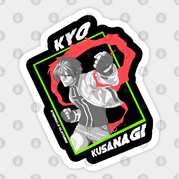 KYO KUSANAGI Sticker by ETERNALS CLOTHING